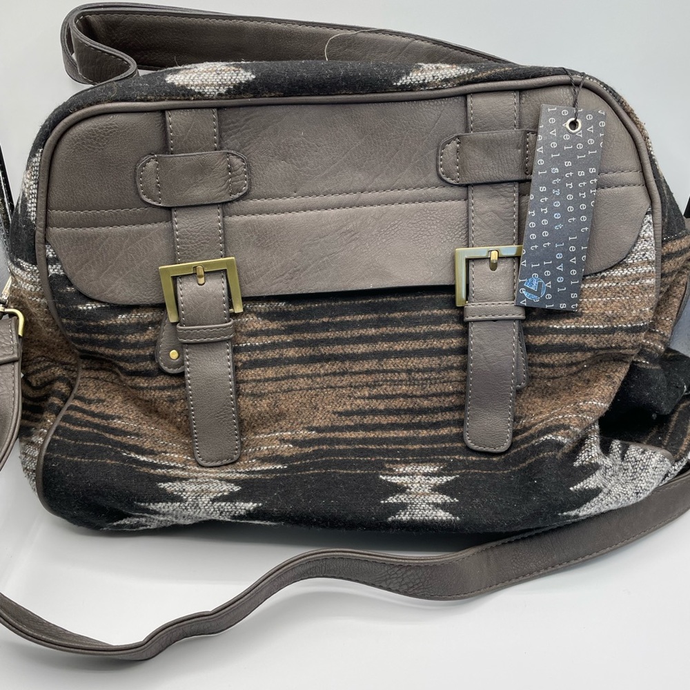 Street Level Satchel Aztec Print Crossbody/Satchel -New